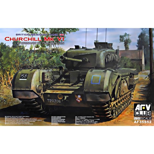 Бронетехника и артиллерия Британский пехотный танк Churchill MK VI с 75 мм пушкой MK V (Limited)