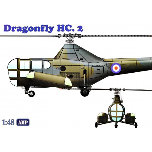 Вертолёты Вертолет Westland WS-51 "Dragonfly" HC.2, rescue 1:48