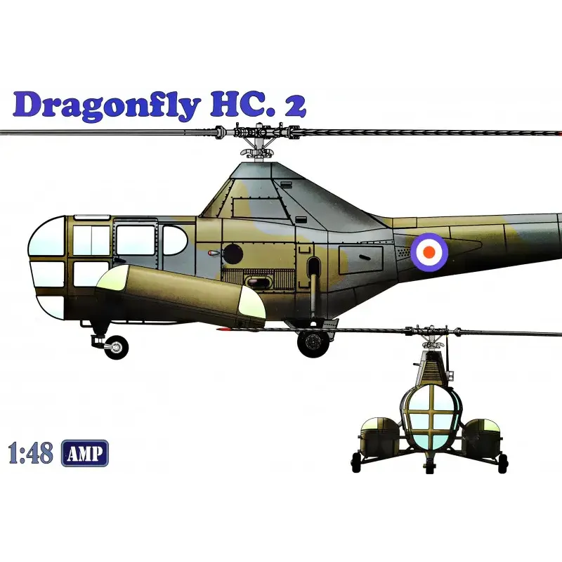 Збірна модель Вертоліт Westland WS-51 "Dragonfly" HC.2, rescue 1:48