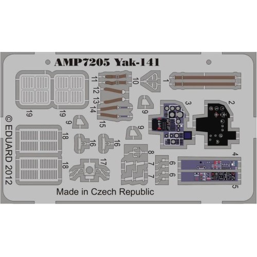 Фототравлення Фототравление на Як-141 (ART Model)