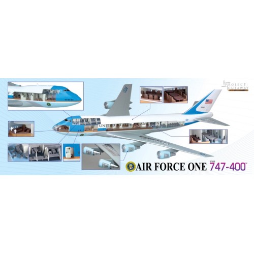 Колекційні моделі Пассажирский самолет Boeing 747-400 Air Force One