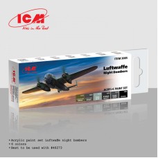 Набор акриловых красок для ночных бомбардировщиков Люфтваффе