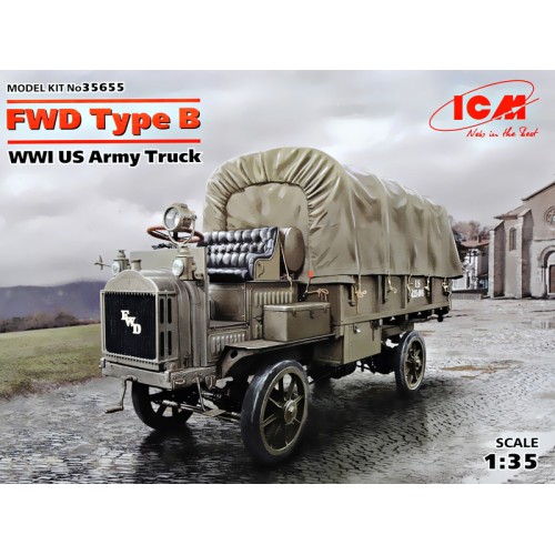 Авто-мото Американский грузовой автомобыль Первой мировой войны FWD Type B