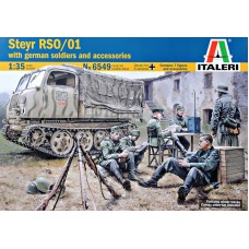 Тягач Steyr RSO/01 с немецкой пехотой