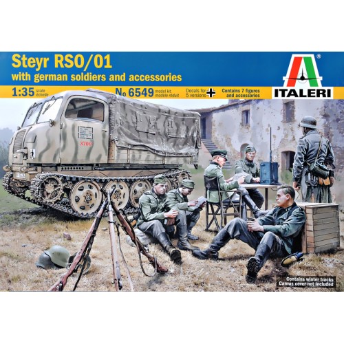 Бронетехніка та артилерія Тягач Steyr RSO/01 с немецкой пехотой