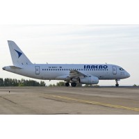 Ближнемагистральный пассажирский самолет Су Суперджет 100 "ИрАэро"