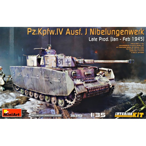 Бронетехніка та артилерія Немецкий танк Pz.Kpfw.IV AUSF.J (январь - февраль 1945). С интерьером
