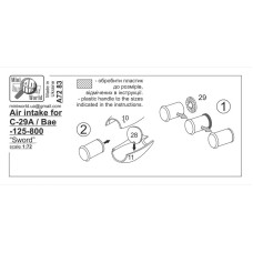 Воздухозаборники для C-29A / BAe-125-800 "SWORD"