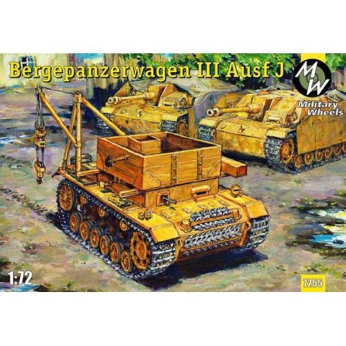 Бронетехника и артиллерия БРЭМ Bergepanzerwagen III Ausf. J