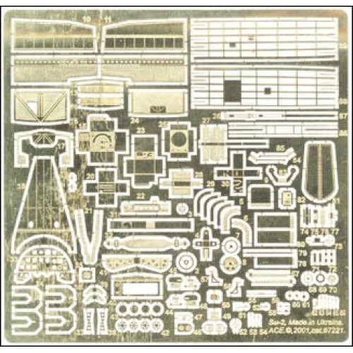 Фототравлення Фототравление для самолета Су-2 (ICM)