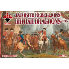 Восстание якобитов. Британские драгуны 1745 г.