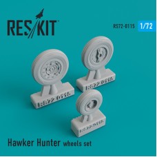 Смоляные колеса для самолета "Hawker Hunter"