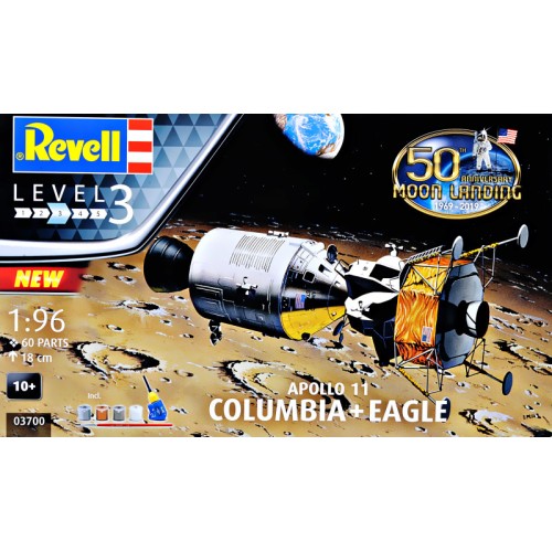 Подарункові набори Подарочный набор с моделью Командного модуля "Колумбия" и лунного модуля "Орел" миссии Аполлон 11