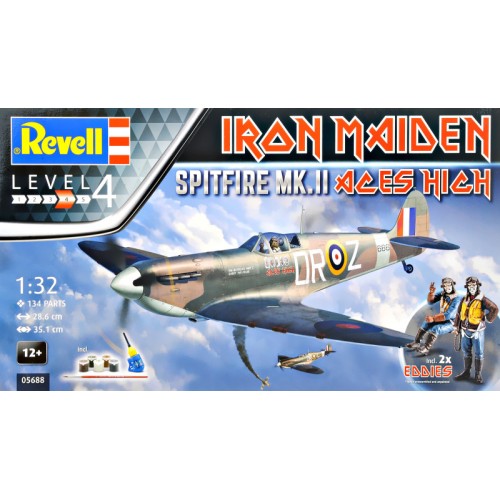 Подарункові набори Подарочный набор с истребителем Spitfire Mk.II "Aces High" Iron Maiden