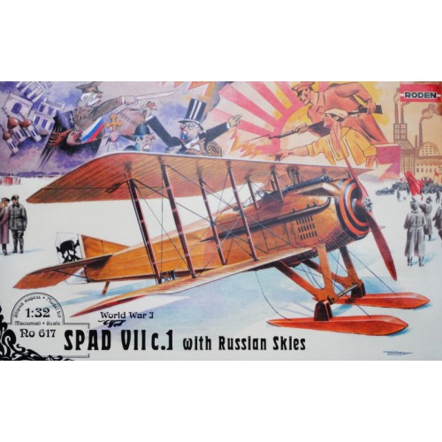 Літаки Истребитель SPAD VII C.1 с лыжами