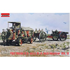 Армейский 3-тонный грузовой автомобиль FWD Model B с гаубицей Mk.VI