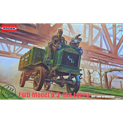 Авто-мото 3-тонный грузовой автомобиль FWD Model B 1:72