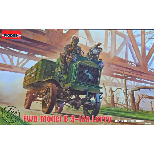 Авто-мото 3-тонний вантажний автомобіль FWD Model B 1:72