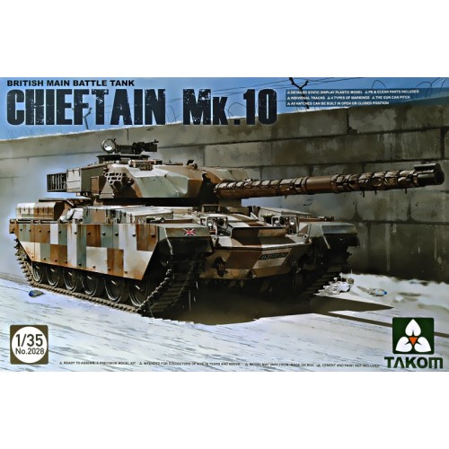 Бронетехніка та артилерія Британский основной боевой танк Chieftain Mk.10