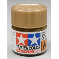 Акриловая краска 10мл Mini X-12 золотой лист (глянцевая)