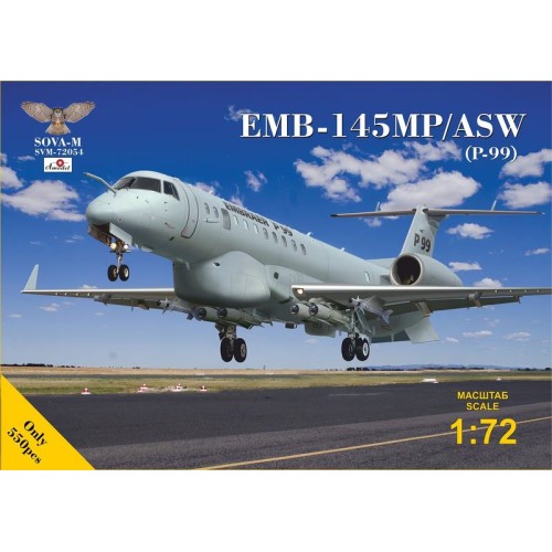 Збірна модель літака Морський патрульний літак Embraer 145MP/ASW (P-99) 1:72
