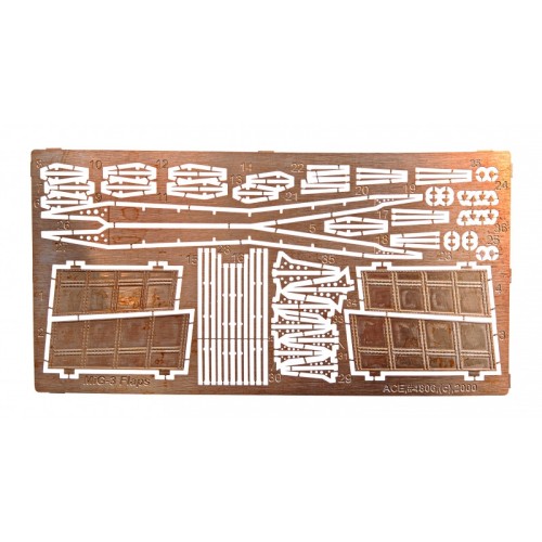 Фототравлення Фототравление: Закрылки для МиГ-3 (ARK Models)