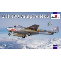 D.H.100 Vampire Mk6 RAF jet fighter