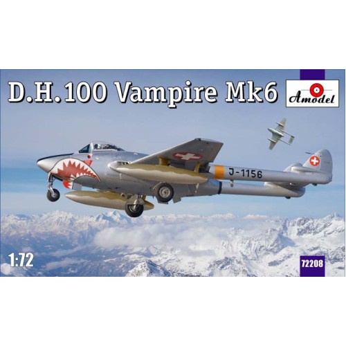 Літаки D.H.100 Vampire Mk6 RAF jet fighter