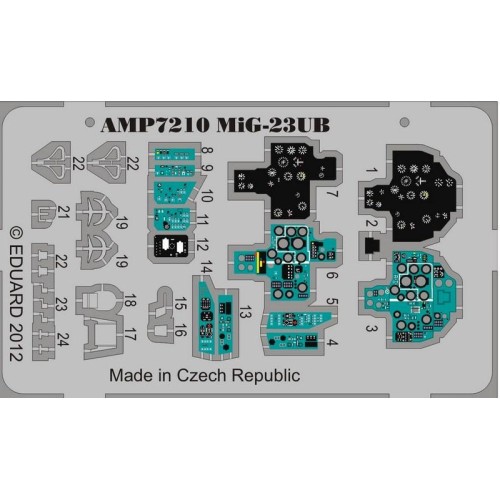 Фототравлення Фототравление на Миг-23УБ (ART Model)