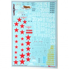 Декаль для модели самолета Curtiss P-40 в СССР