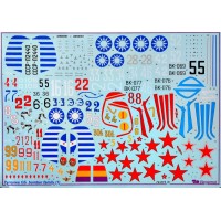 Декаль для семейства бомбардировщиков СБ "Туполев"