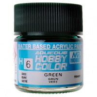 Акриловая краска "Aqueous Hobby Color" зеленая, 10 мл