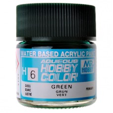 Акриловая краска "Aqueous Hobby Color" зеленая, 10 мл