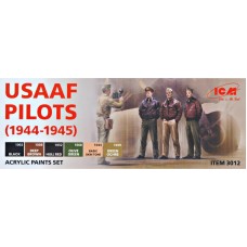 Набор красок для USAAF Pilots (1944-1945), 6 шт.