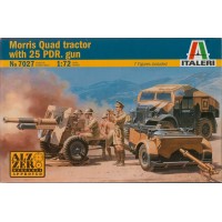 Полевой артиллерийский тягач "Morris" с 25-фунтовкой