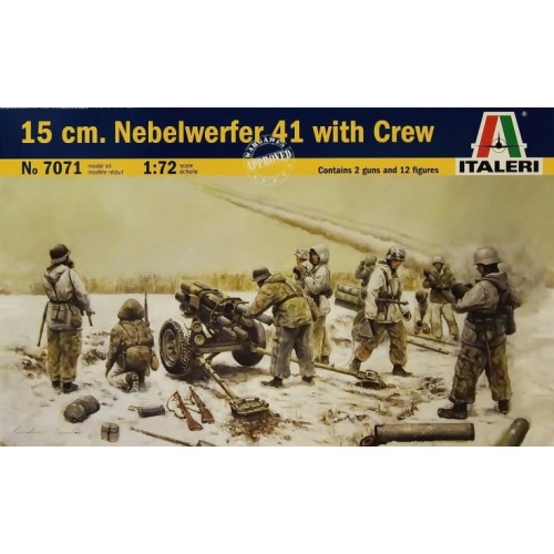 Бронетехніка та артилерія 150 мм гранатомет Nebelwerfer 41 с расчетом