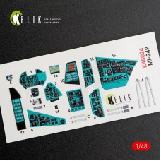 Декаль для вертолета MI-24P (интерьер), (Zvezda)