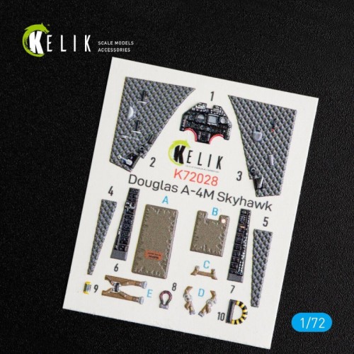 Декали Декаль для модели самолета A-4M "Skyhawk" (интерьер), (Fujimi/Hoby 2000)