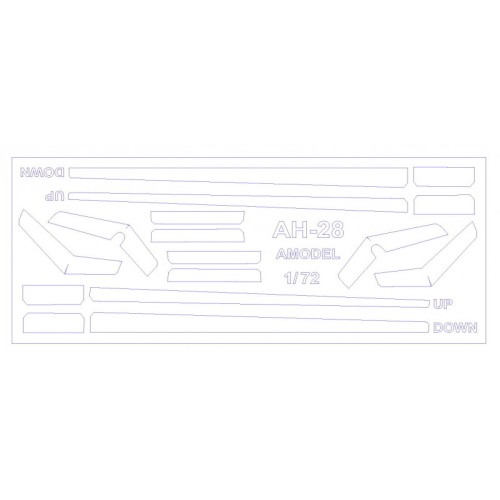 Декалі Маска для модели самолета Ан-28 (Amodel)