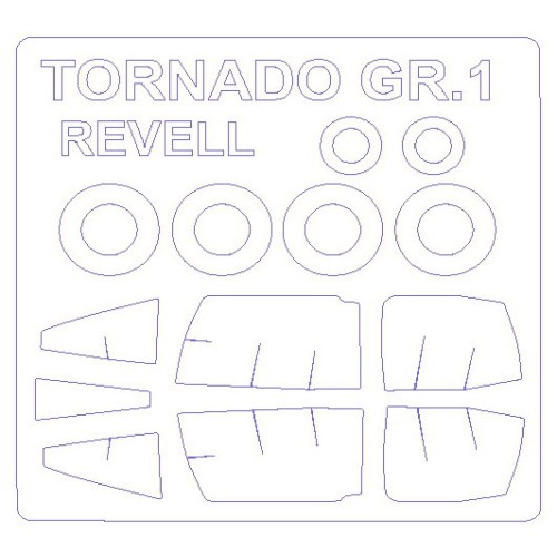Декалі Маска для модели самолета Tornado GR.1 RAF (Revell)