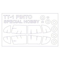 Маска для модели самолета TT-1 Pinto (Special Hobby)