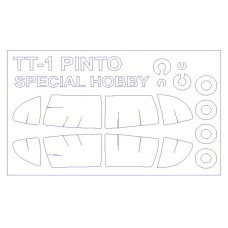 Маска для модели самолета TT-1 Pinto (Special Hobby)