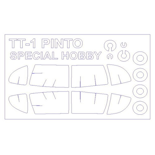 Декалі Маска для модели самолета TT-1 Pinto (Special Hobby)