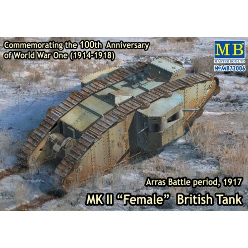 Бронетехніка та артилерія Британский танк Mk II "Female", битва под Аррасом, 1917