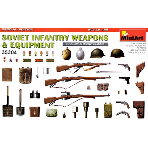 Фігури та мініатюри Пехотное оружие и снаряжение, Вторая мировая война