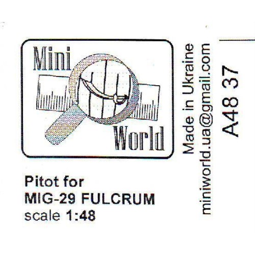 Наборы деталировки Трубка Пито для МиГ-29 "Fulcrum"