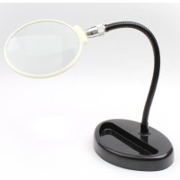 Лупа настольная на гибком штативе, малая