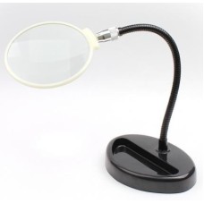 Лупа настольная на гибком штативе, малая