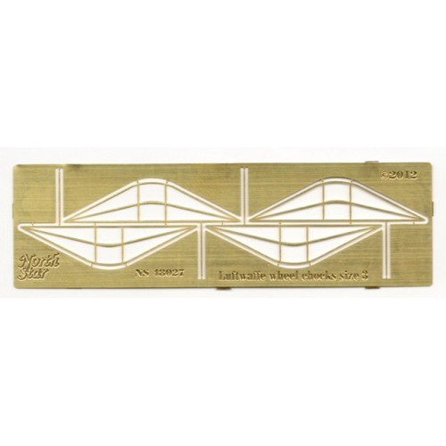 Фототравлення Колодки для колес немецких самолетов, тип 3