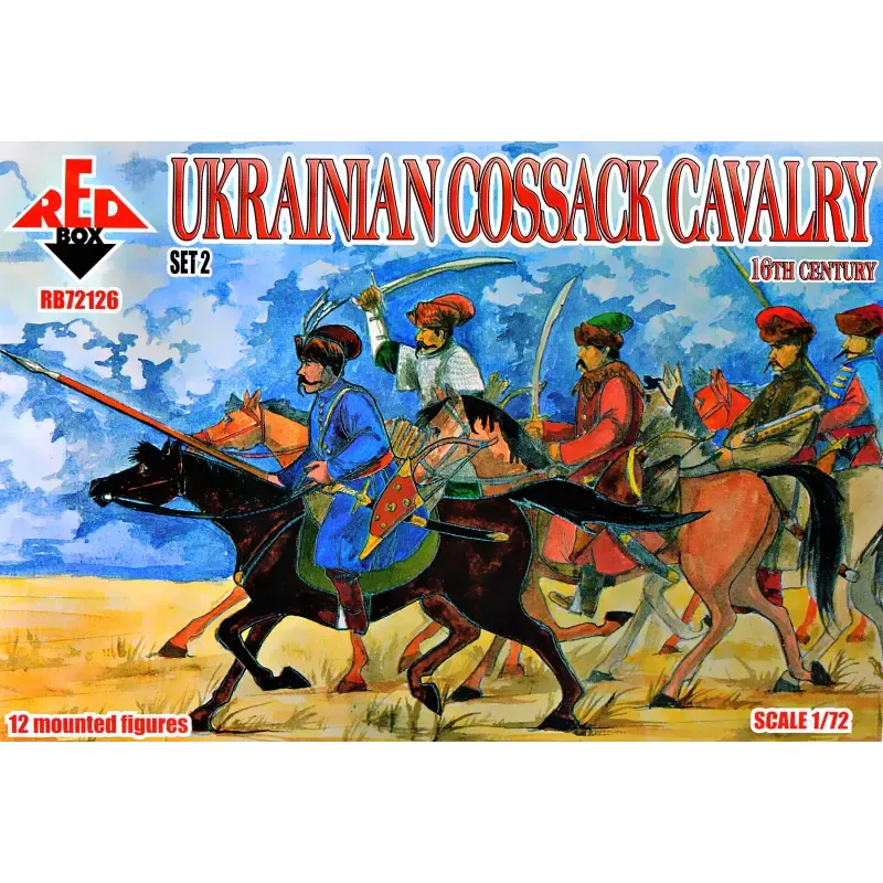 Збірна модель Українська козацька кавалерія, 16 століття. Набір №2 1:72